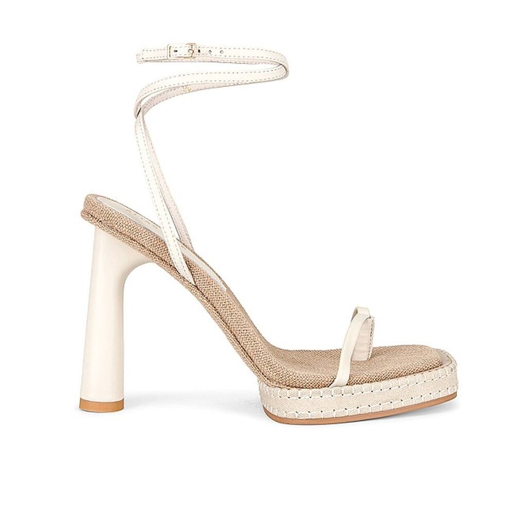 Alias Mae Strappy Heather Grey Gia Heels Size 38 EU / US 8